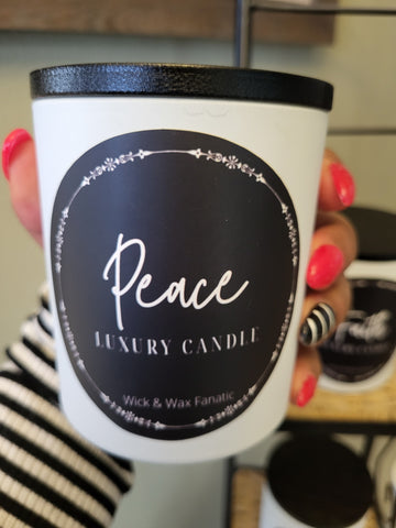 "Peace" Luxury Scented Candle